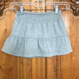 Justice Heather Gray Skater Skirt